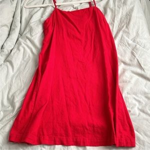 55% linen dress